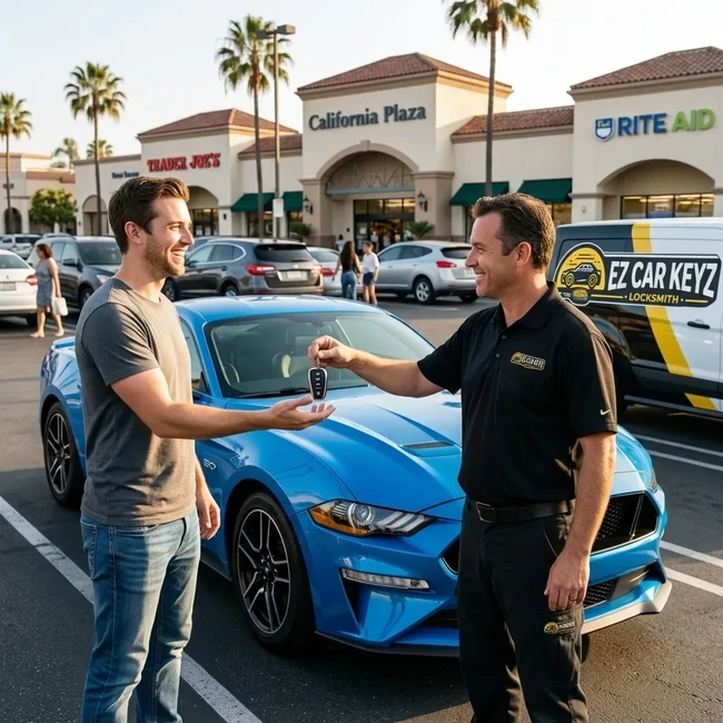Ford Mustang key replacement in Ventura County