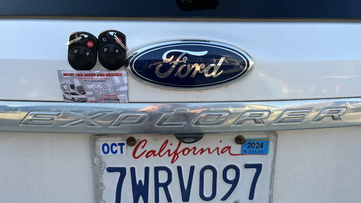 On-site 2019 Ford Ranger car key programming in Oxnard CA