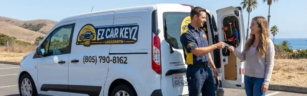 Customer review of mobile 2001 Ford Taurus key service by EZ Car Keyz Ojai CA