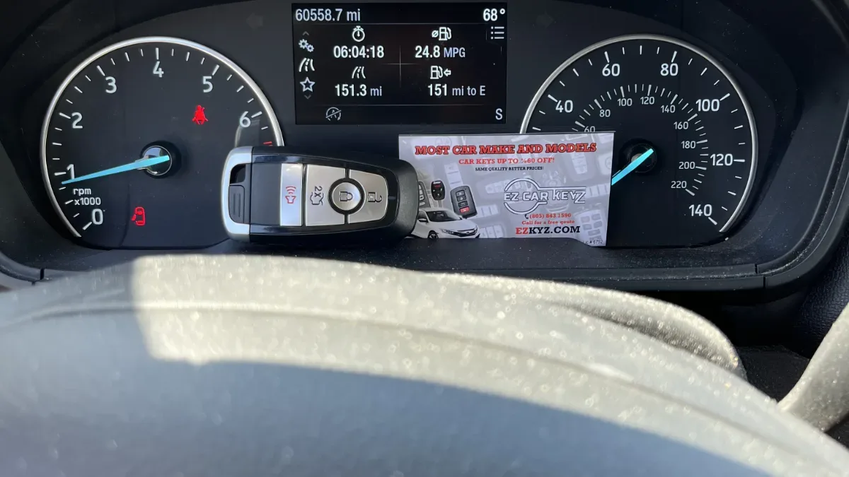 Quick turnaround 2011 Ford Transit Connect car key by EZ Car Keyz in Santa Barbara CA