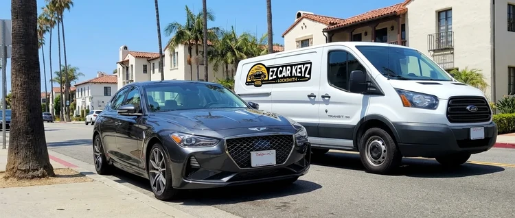 Genesis G70 mobile car key service by EZ Car Keyz in Ventura County