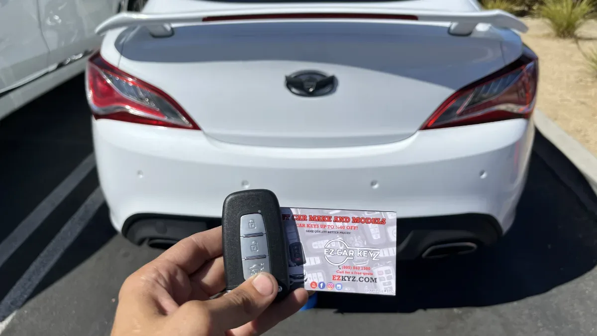 2019 Genesis G90 key made with no spare by EZ Car Keyz Moorpark CA