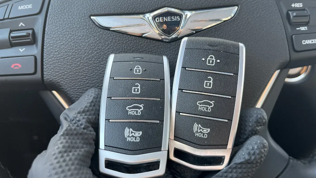 2022 Genesis G90 key made with no spare by EZ Car Keyz Montecito CA