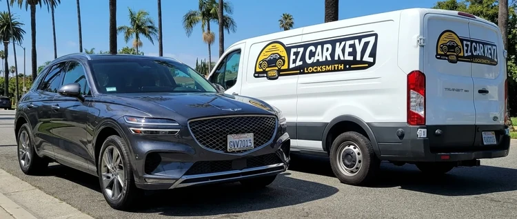 Genesis GV70 mobile car key service by EZ Car Keyz in Ventura County