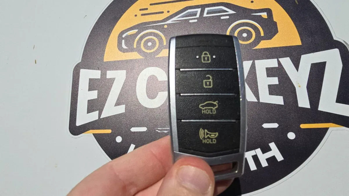 2023 Genesis Gv80 key made with no spare by EZ Car Keyz Santa Barbara CA
