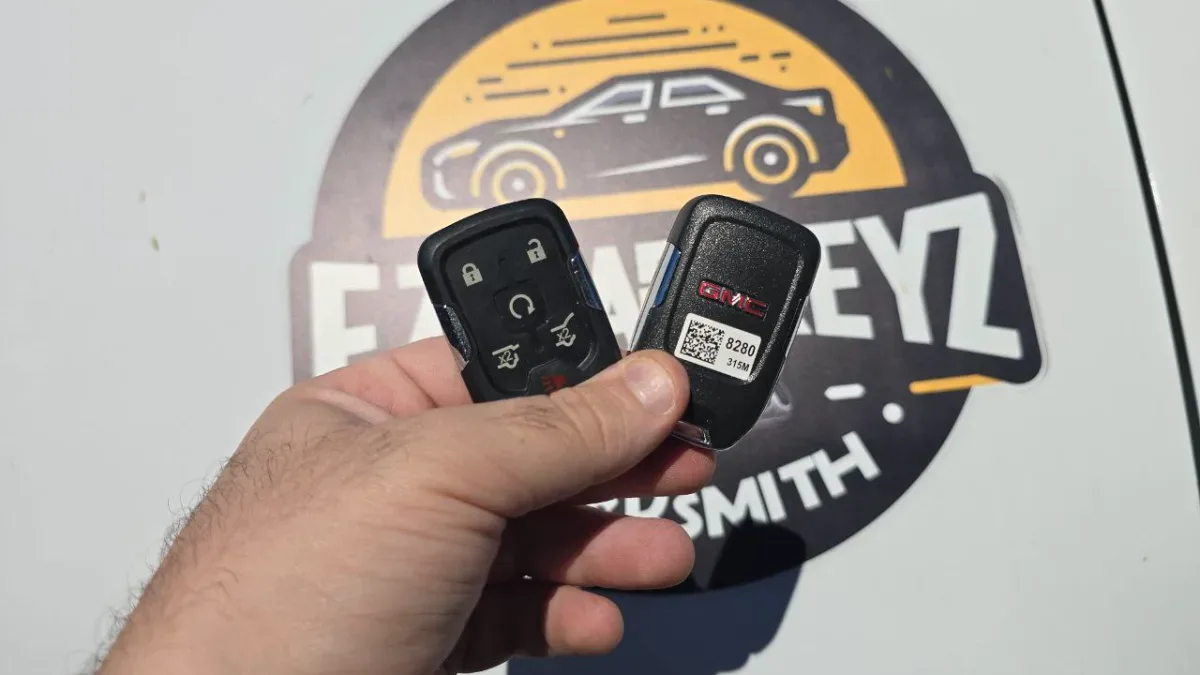 2008 GMC Canyon key made with no spare by EZ Car Keyz Ventura CA
