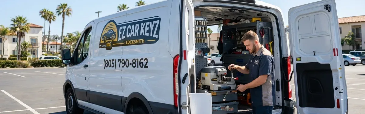 Mobile 2017 GMC Savana key fob programming by EZ Car Keyz Carpinteria CA