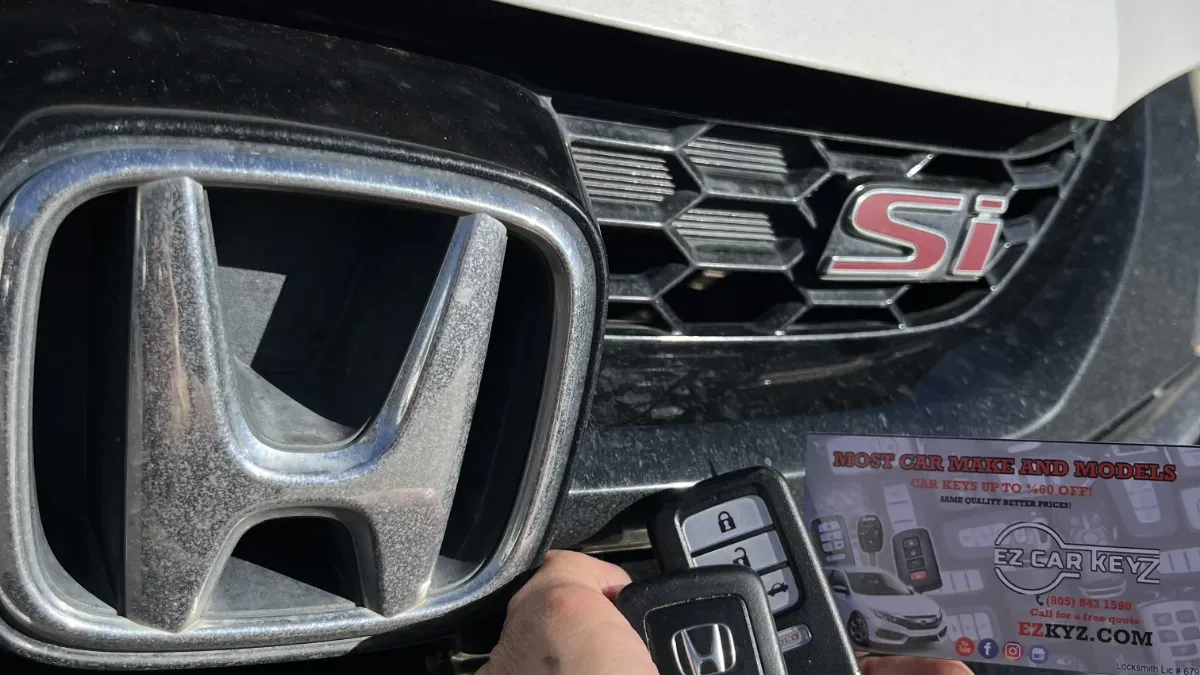 Emergency 2015 Honda CR-Z car key service in Ventura CA