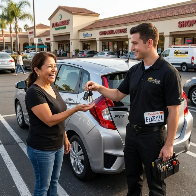 Honda Fit key replacement in Ventura County