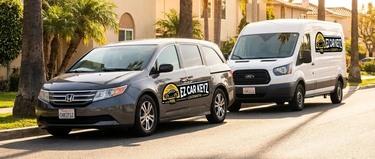 Honda Odyssey mobile car key service by EZ Car Keyz in Ventura County