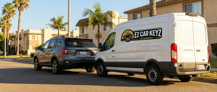 Honda Passport mobile car key service by EZ Car Keyz in Ventura County