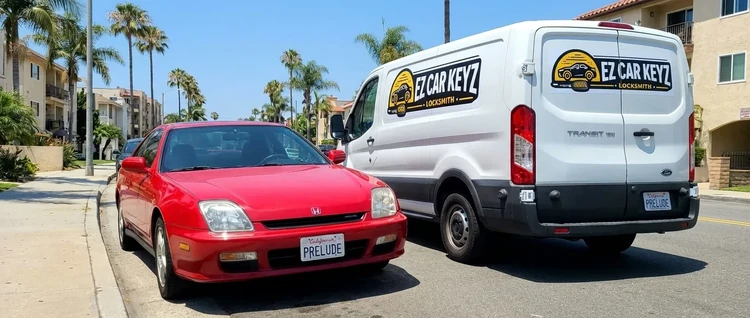 Honda Prelude mobile car key service by EZ Car Keyz in Ventura County