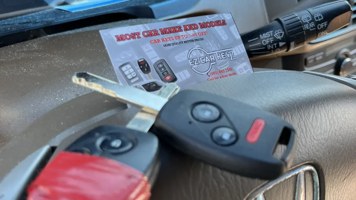 Same-day 2013 Honda Ridgeline key replacement in Oxnard CA