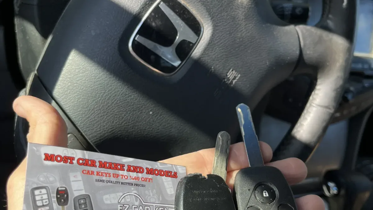 Same-day 2022 Honda Ridgeline key replacement in Ventura CA
