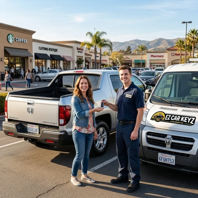 Honda Ridgeline key replacement in Ventura County