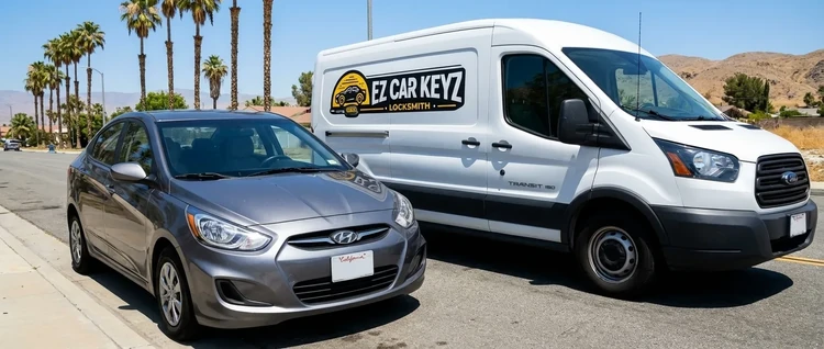 Hyundai Accent mobile car key service by EZ Car Keyz in Ventura County