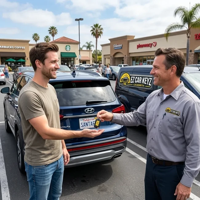 Hyundai Santa Fe key replacement in Ventura County