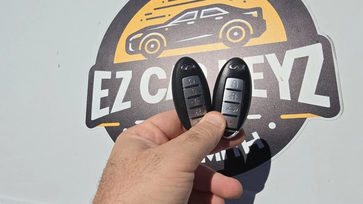 Quick turnaround 2004 Infiniti G35 car key by EZ Car Keyz in Simi Valley CA