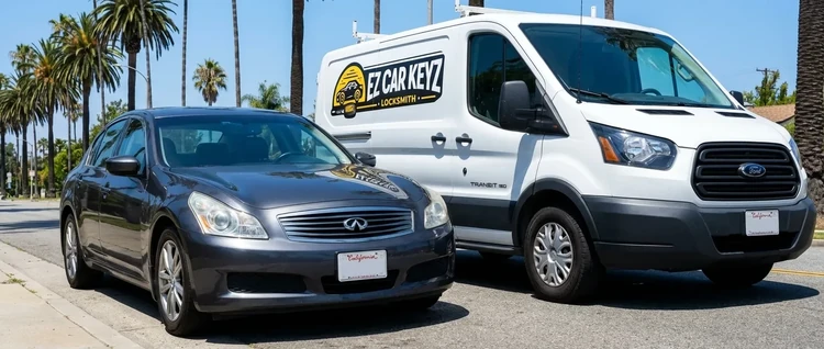 Infiniti G35 mobile car key service by EZ Car Keyz in Ventura County