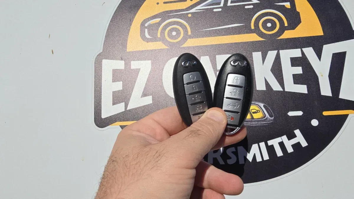All keys lost service for 2012 Infiniti M37 by EZ Car Keyz Oxnard CA