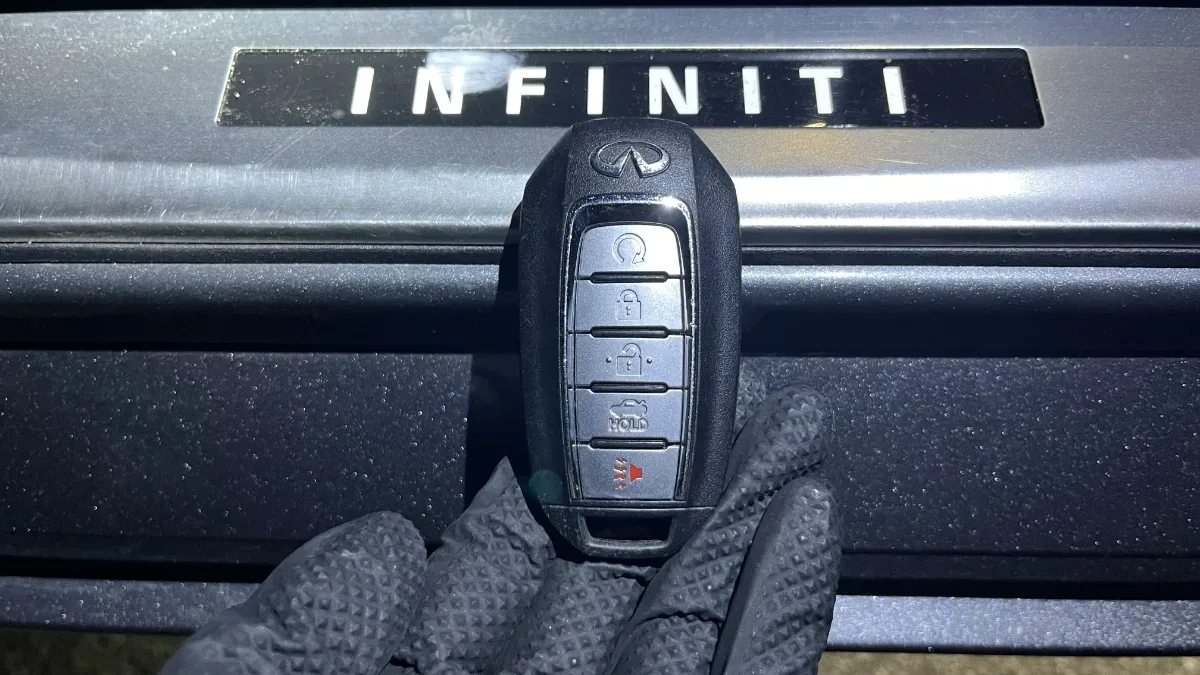 2007 Infiniti M45 key replacement at half the dealer price in Santa Barbara CA