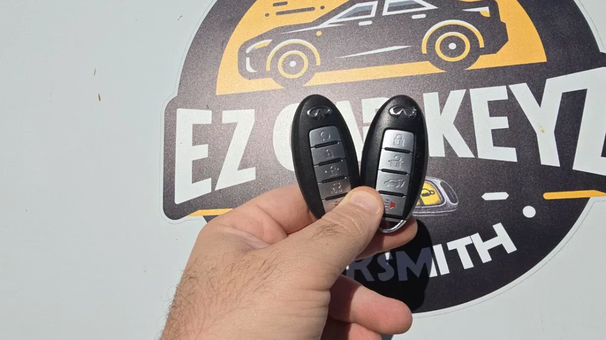 All keys lost service for 2018 Infiniti QX50 by EZ Car Keyz Simi Valley CA