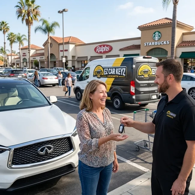 Infiniti QX50 key replacement in Ventura County