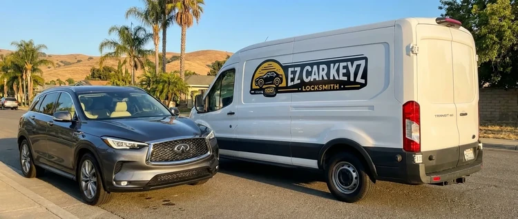 Infiniti QX50 mobile car key service by EZ Car Keyz in Ventura County