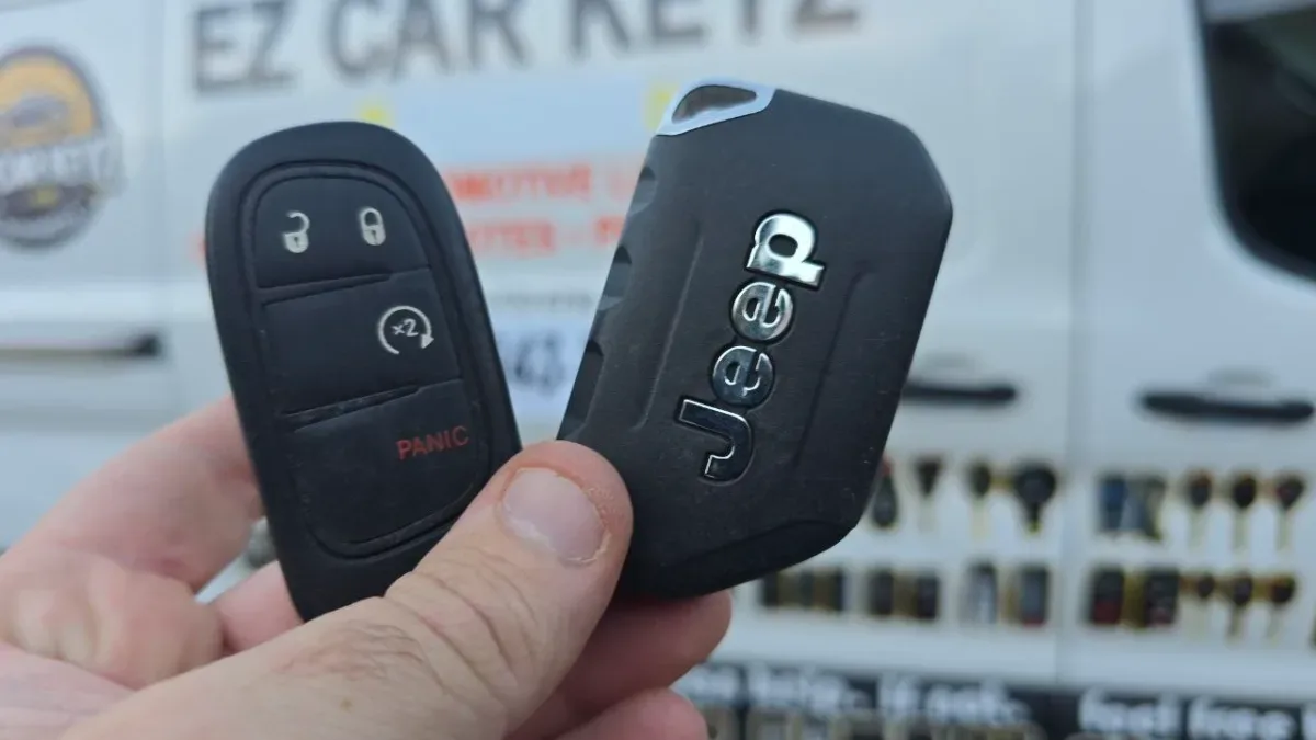 1996 Jeep Cherokee key made with no spare by EZ Car Keyz Santa Paula CA