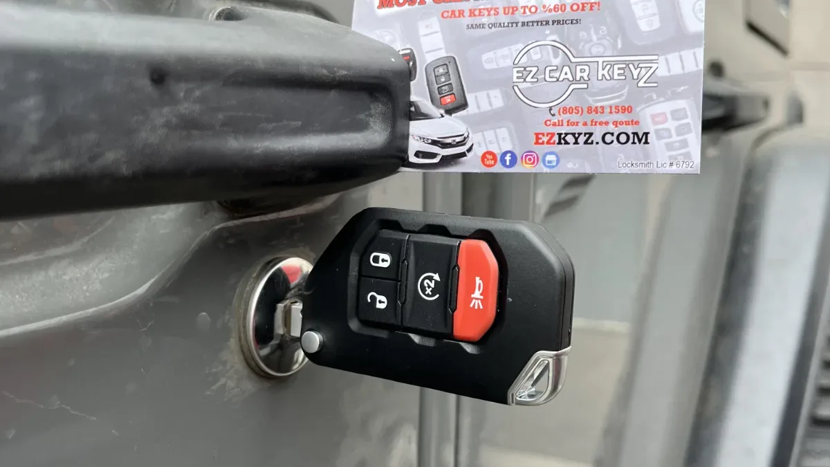 Low cost 2008 Jeep Cherokee car key service by EZ Car Keyz Camarillo CA