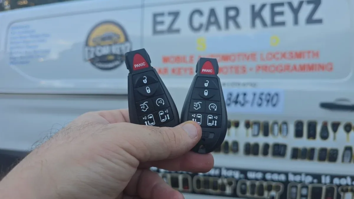Quick turnaround 2025 Jeep Cherokee car key by EZ Car Keyz in Oxnard CA