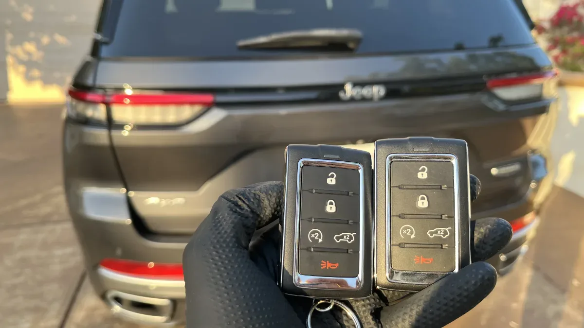 Licensed locksmith replacing 2012 Jeep Compass key in Goleta CA