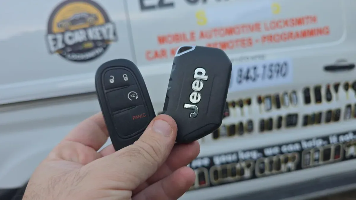 All keys lost service for 2022 Jeep Gladiator by EZ Car Keyz Ventura CA