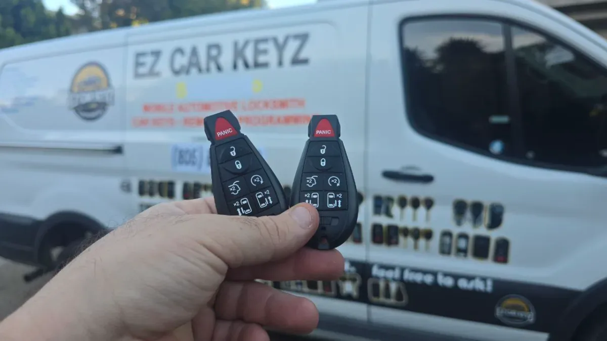 2023 Jeep Gladiator Affordable Key Replacement - EZ Car Keyz Ventura 2023 Jeep Gladiator key made with no spare by EZ Car Keyz Ventura CA