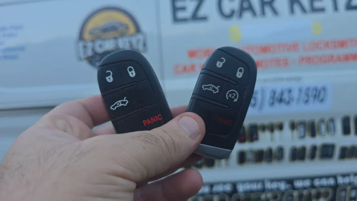 2024 Jeep Gladiator Affordable Key Replacement - EZ Car Keyz Ventura Lost 2024 Jeep Gladiator key replacement by EZ Car Keyz in Ventura CA