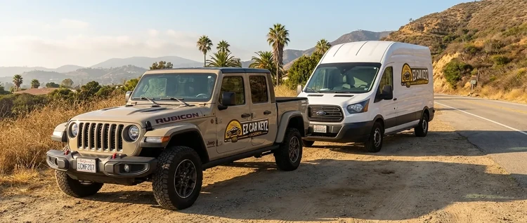 Jeep Gladiator mobile car key service by EZ Car Keyz in Ventura County