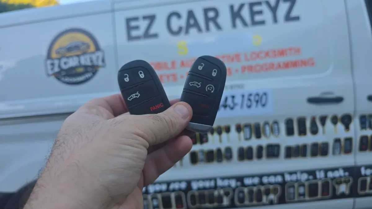 Same-day 2023 Jeep Grand Cherokee L key replacement in Oxnard CA