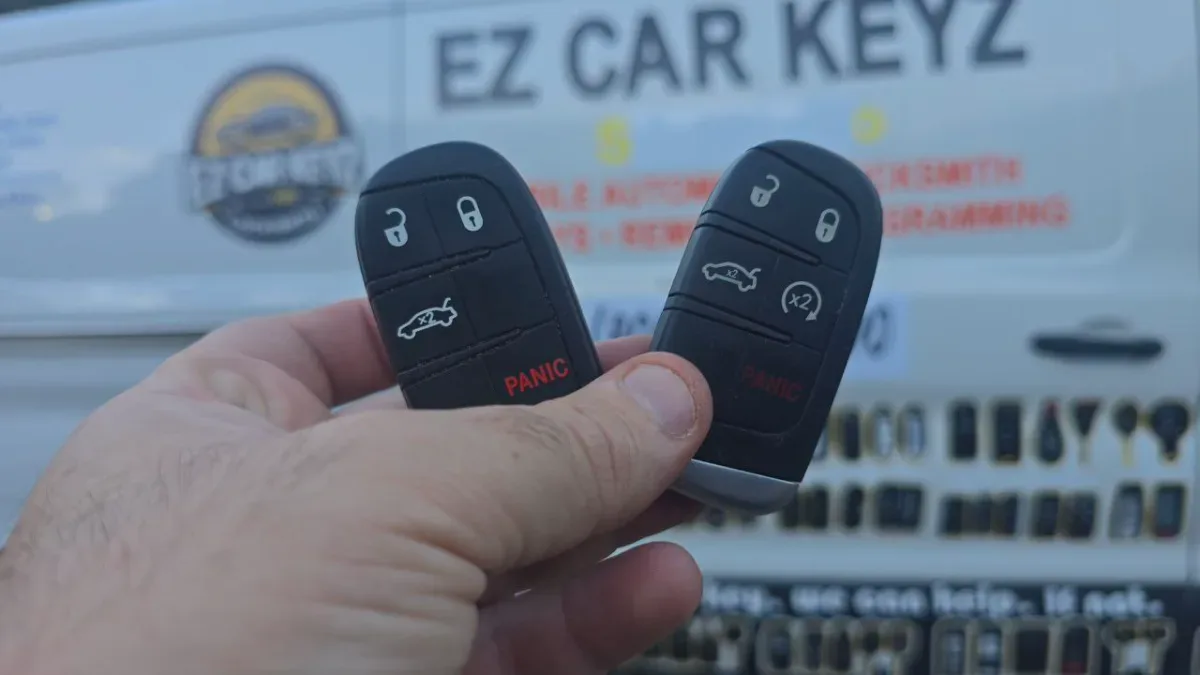 2017 Jeep Grand Cherokee key replaced in your driveway in Moorpark CA