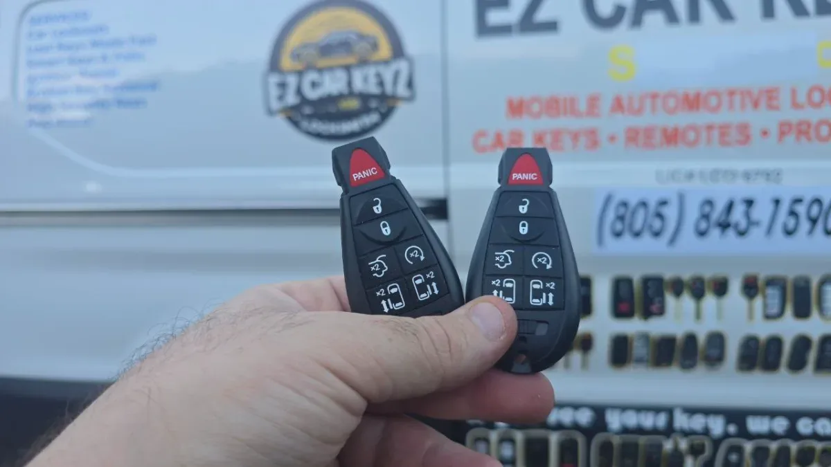2020 Jeep Grand Cherokee key replaced in your driveway in Oxnard CA