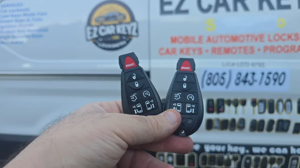 Licensed locksmith replacing 2012 Jeep Patriot key in Camarillo CA