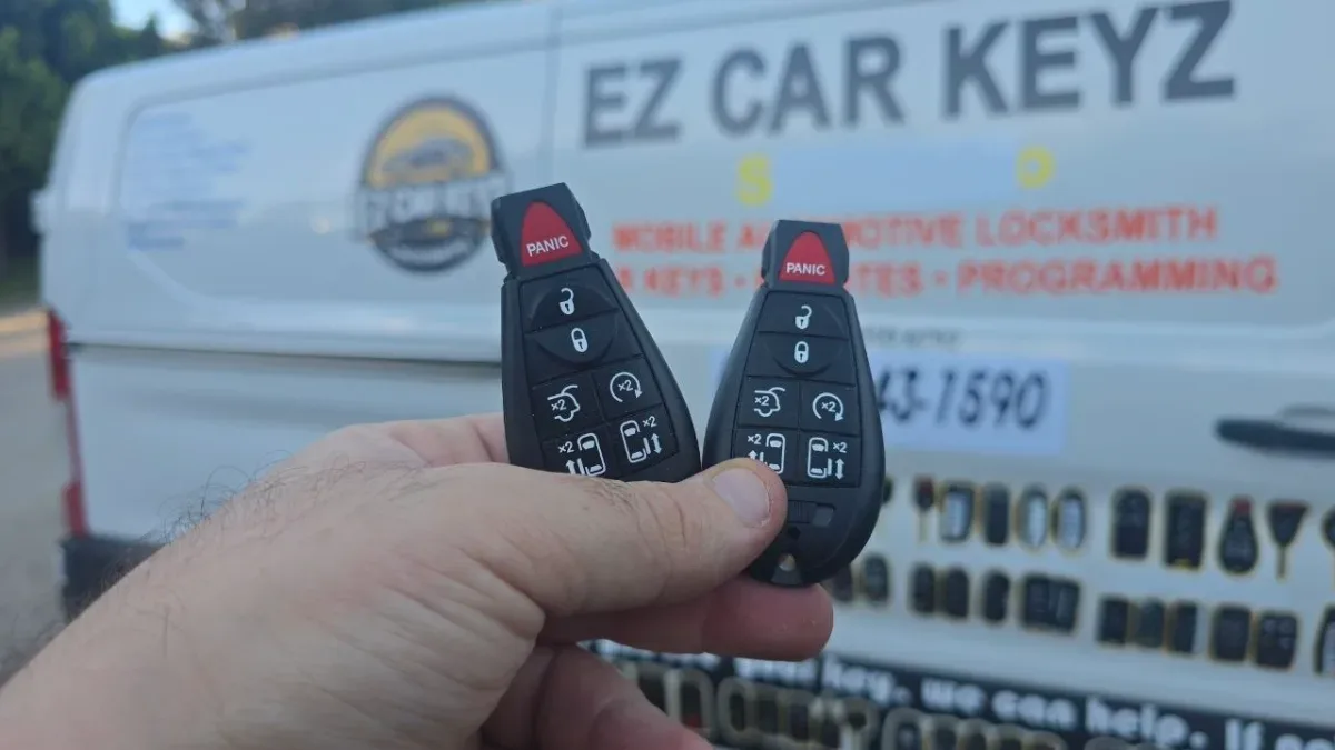 Lost 2015 Jeep Renegade key replacement by EZ Car Keyz in Ventura CA