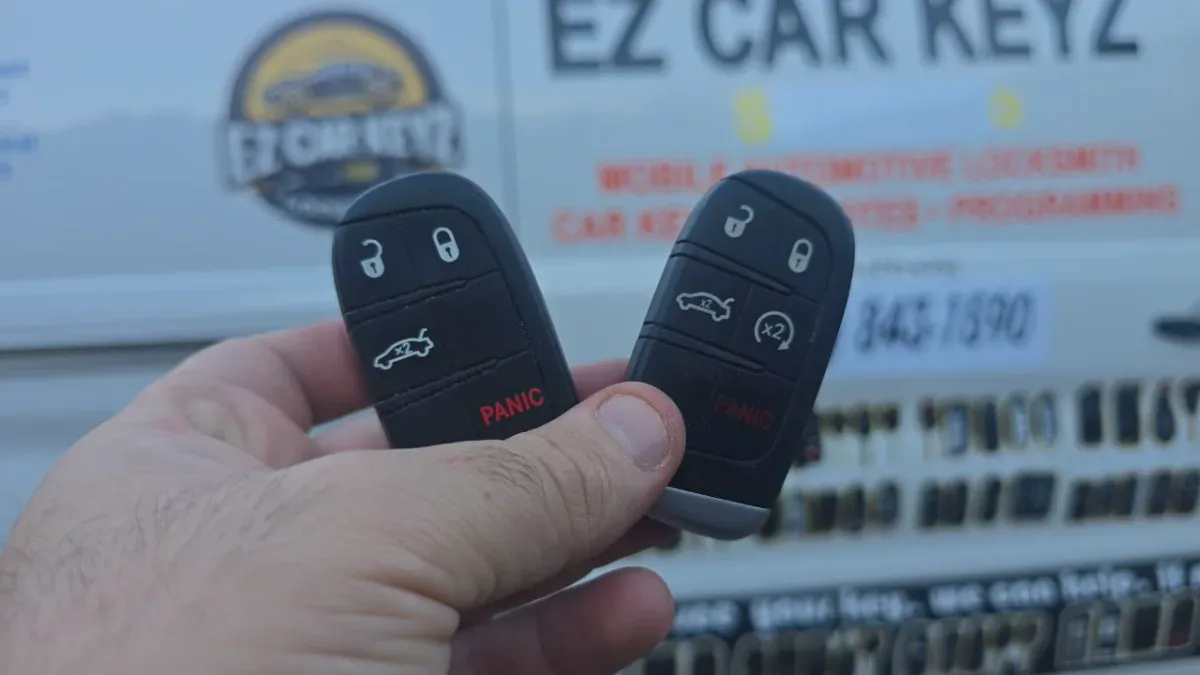 All keys lost service for 2022 Jeep Wagoneer by EZ Car Keyz Oxnard CA