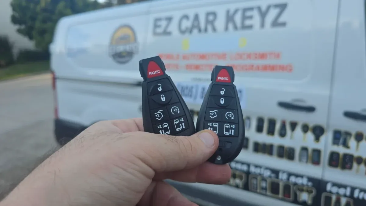 Mobile 2005 Jeep Wrangler key replacement at your location in Moorpark CA