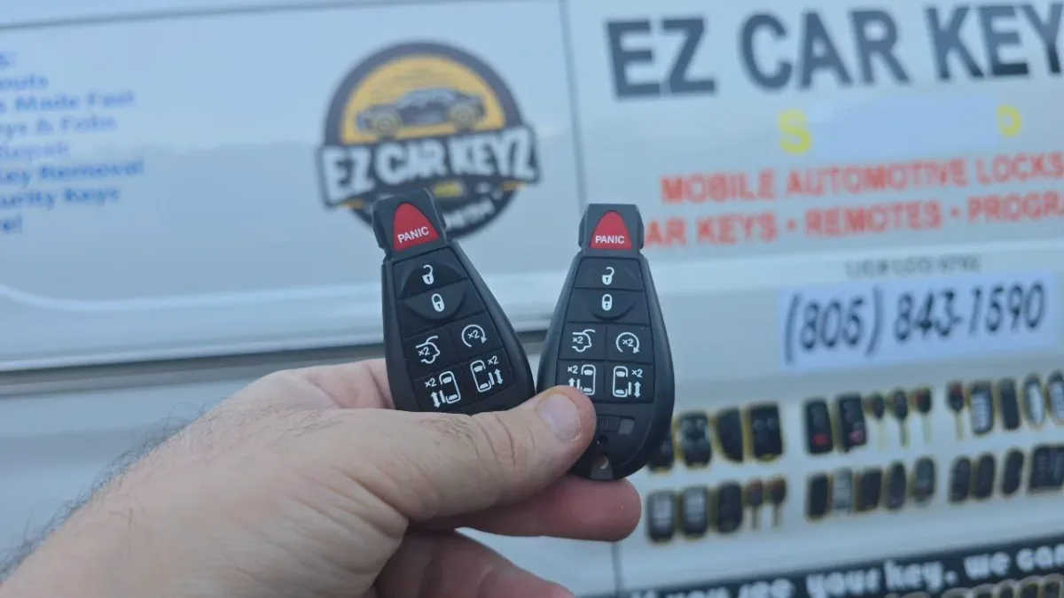 2015 Jeep Wrangler key replaced in your driveway in Oxnard CA
