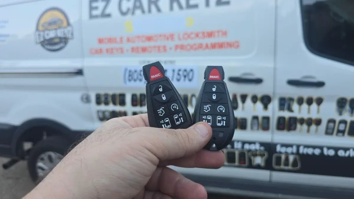 Same-day 2017 Jeep Wrangler key replacement in Oxnard CA