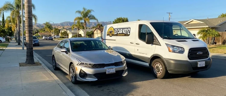 Kia K5 mobile car key service by EZ Car Keyz in Ventura County