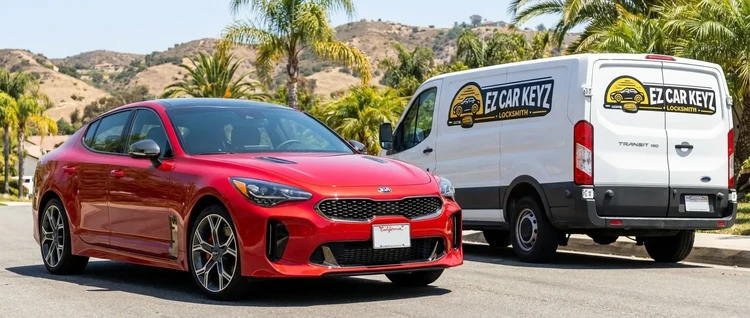 Kia Stinger mobile car key service by EZ Car Keyz in Ventura County