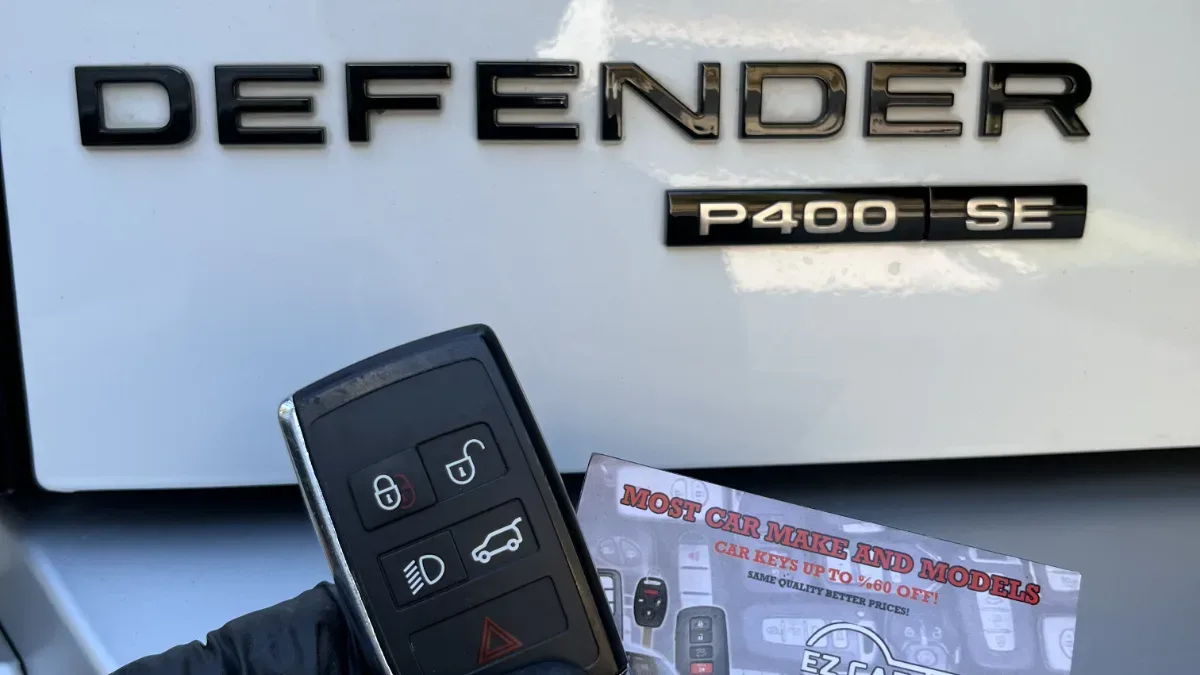 2020 Land Rover Discovery key made with no spare by EZ Car Keyz Ventura CA