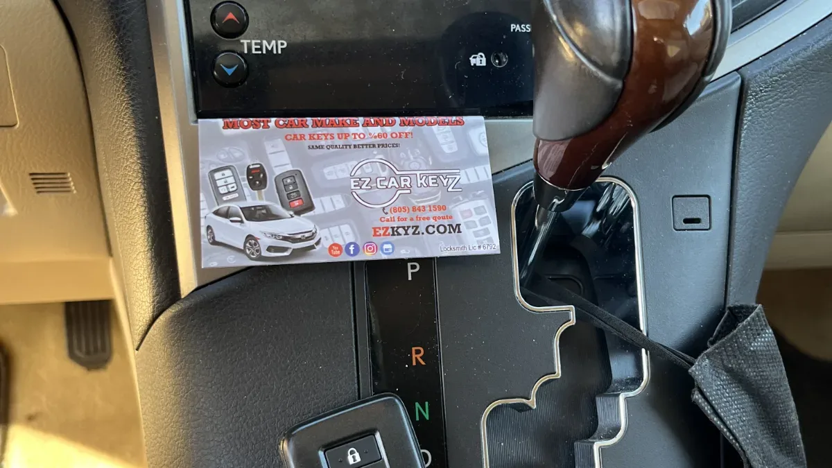 All keys lost service for 2020 Lexus ES by EZ Car Keyz Oxnard CA