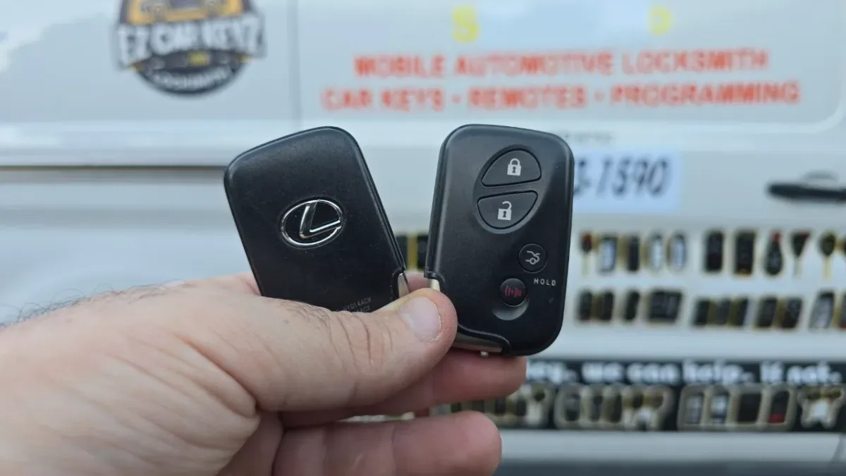 Licensed locksmith replacing 2003 Lexus IS key in Moorpark CA